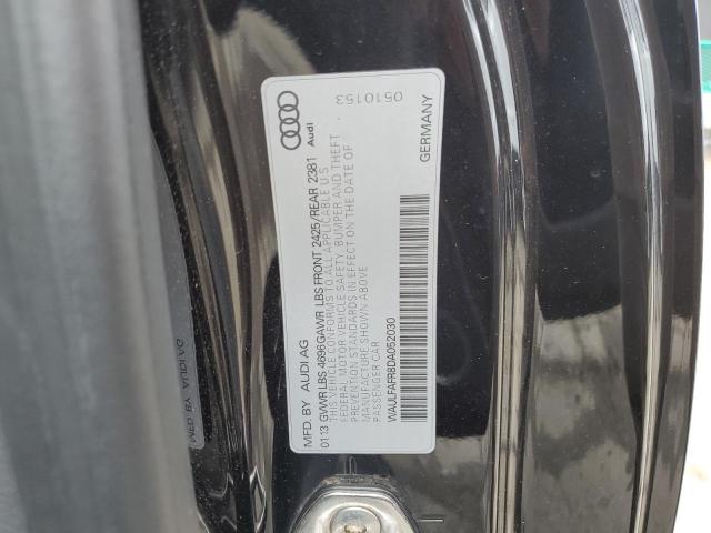 2013 Audi A5 Premium Plus VIN: WAULFAFR8DA052030 Lot: 60891524