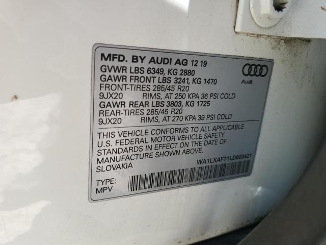 2020 AUDI Q7 PREMIUM - WA1LXAF71LD003421