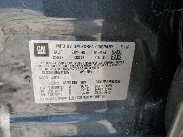 2017 BUICK ENCORE PRE - KL4CJASB0HB043682