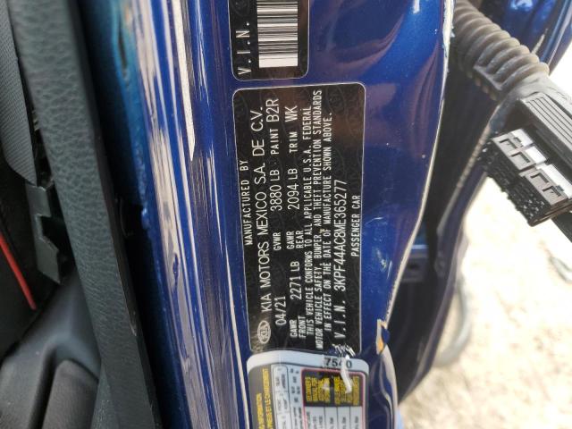 2021 Kia Forte Gt VIN: 3KPF44AC8ME365277 Lot: 62292524
