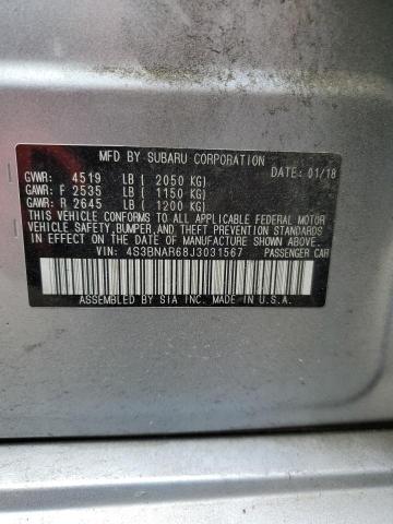 2018 SUBARU LEGACY SPO 4S3BNAR68J3031567