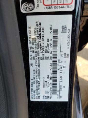 2019 FORD FIESTA S - 3FADP4AJ0KM104540
