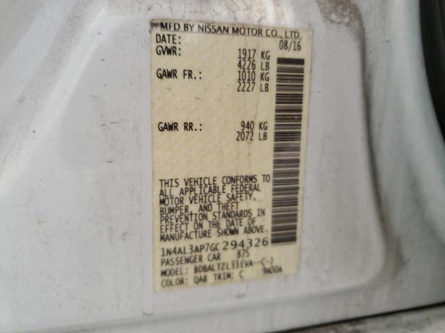 1N4AL3AP7GC294326 2016 NISSAN ALTIMA - Image 12