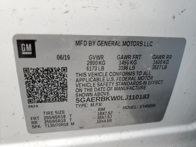 2020 Buick Enclave Essence VIN: 5GAERBKW0LJ110183 Lot: 62277964