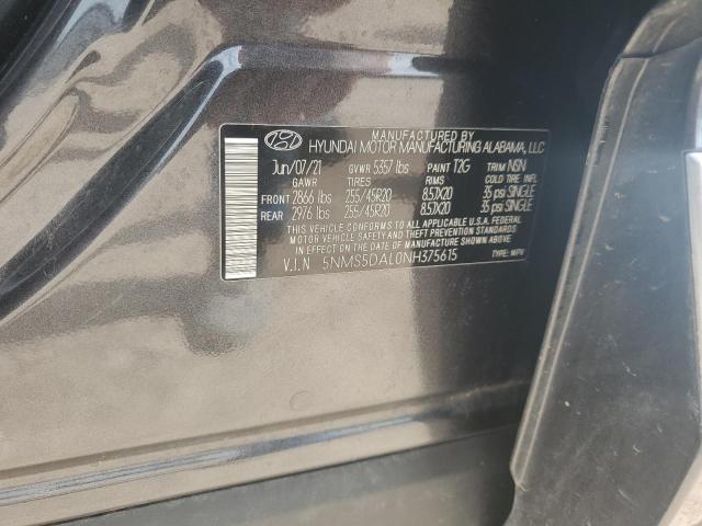 2022 HYUNDAI SANTA FE C 5NMS5DAL0NH375615  63292664