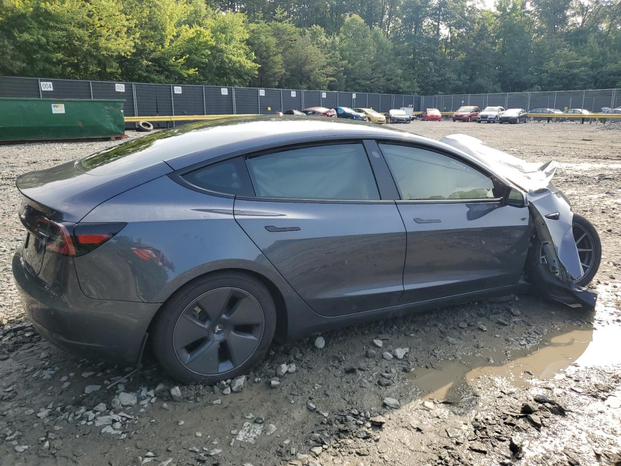 Lot #2888517420 2023 TESLA MODEL 3