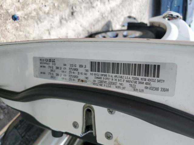 2018 RAM 1500 LARAM - 1C6RR7NM1JS283037