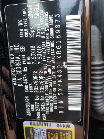 2024 KIA SPORTAGE S - 5XYK43DFXRG189373