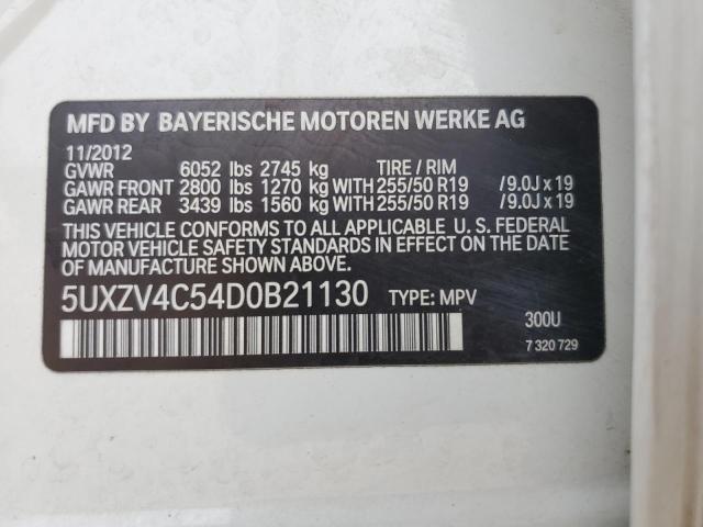 VIN 5UXZV4C54D0B21130 2013 BMW X5, Xdrive35I no.13