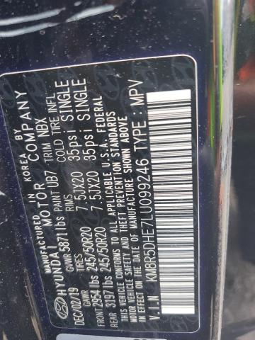 2020 HYUNDAI PALISADE L - KM8R5DHE7LU099246