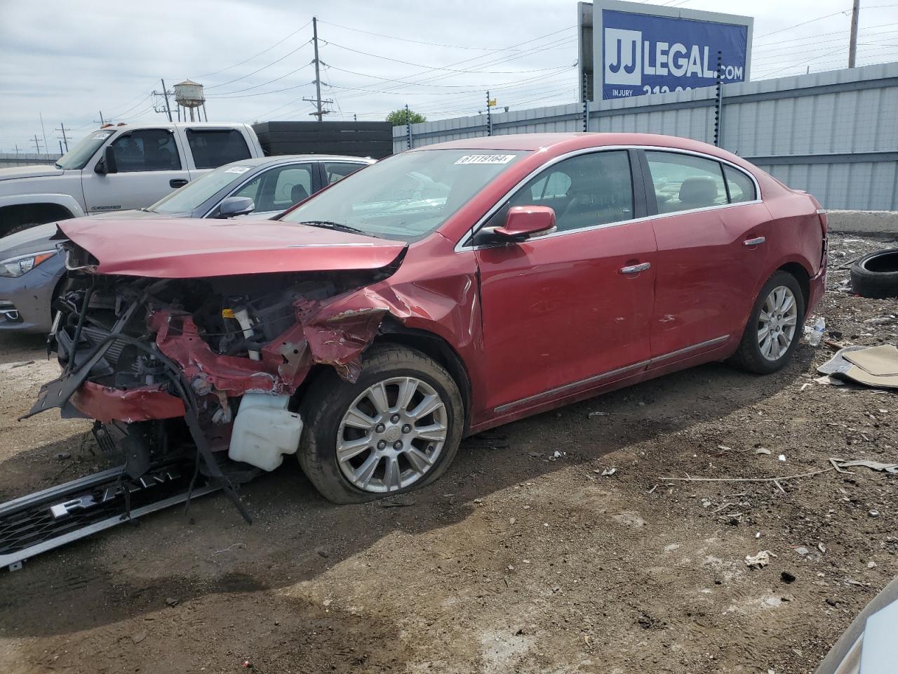 2013 Buick Lacrosse vin: 1G4GC5ERXDF262620