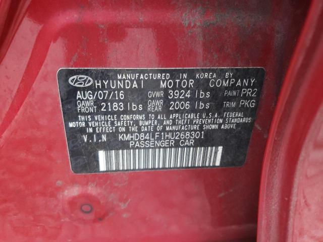 2017 HYUNDAI ELANTRA SE - KMHD84LF1HU268301