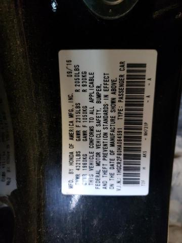 2017 HONDA ACCORD EXL - 1HGCR2F80HA064591