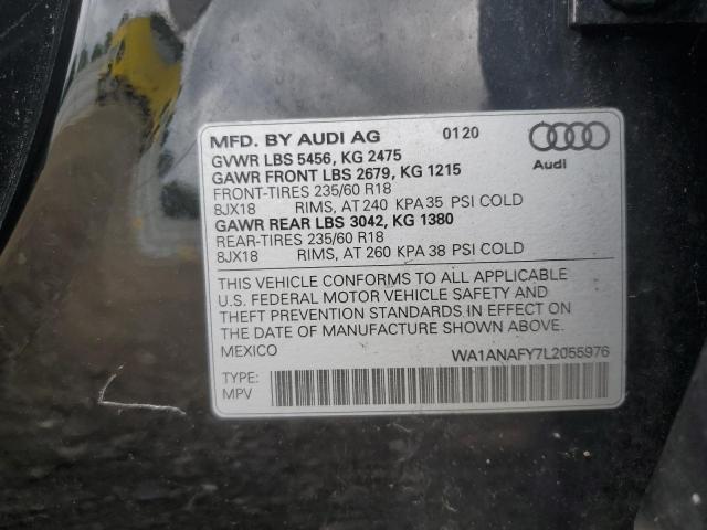 VIN WA1ANAFY7L2055976 2020 Audi Q5, Premium no.13