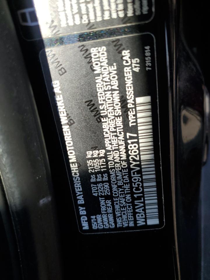 WBAVL1C59FVY26817 2015 BMW X1 xDrive28I