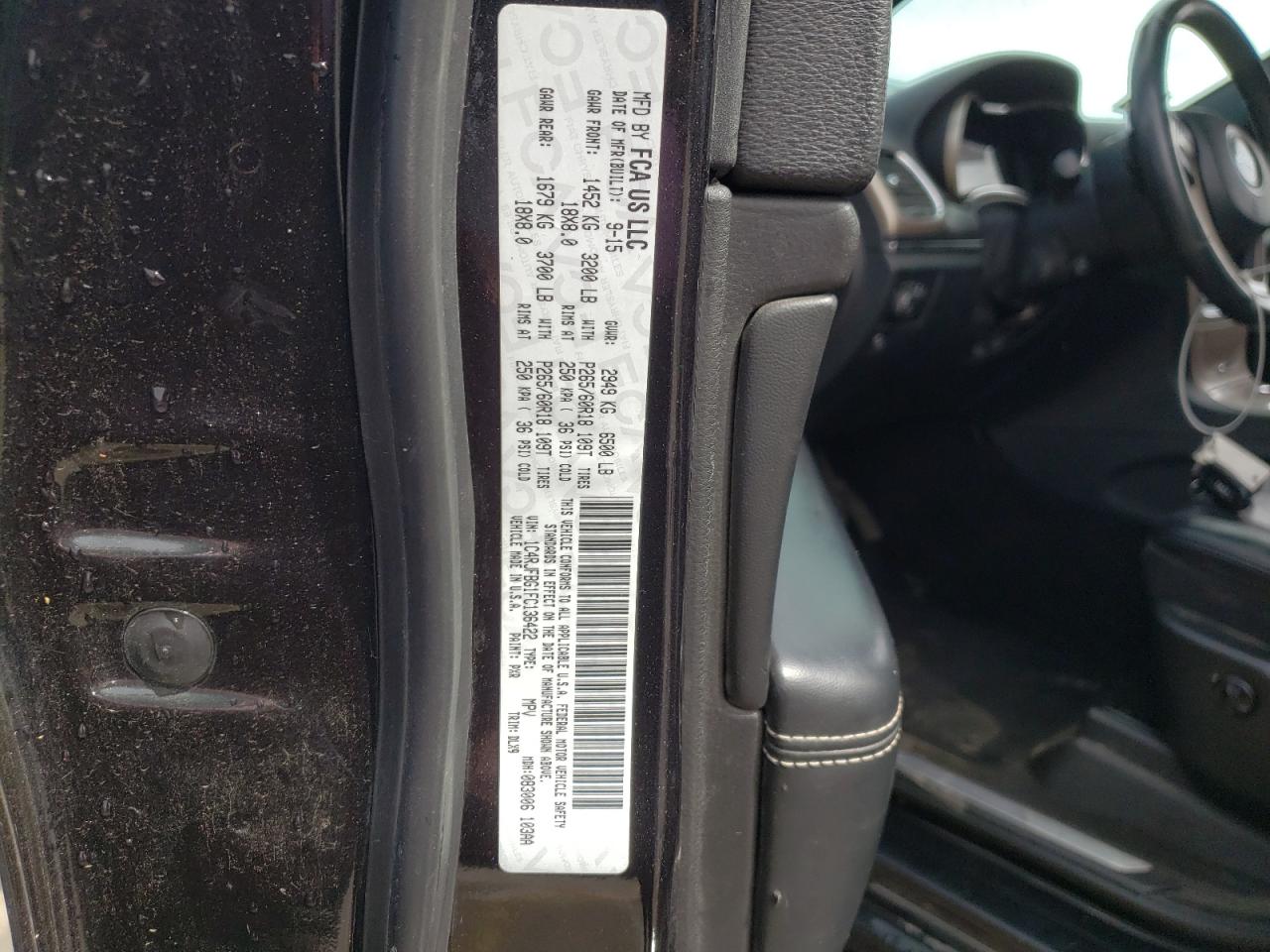 1C4RJFBG1FC136422 2015 Jeep Grand Cherokee Limited