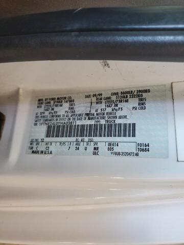 2000 Ford Econoline E250 Van VIN: 1FTNE24L0YHA03811 Lot: 61506684