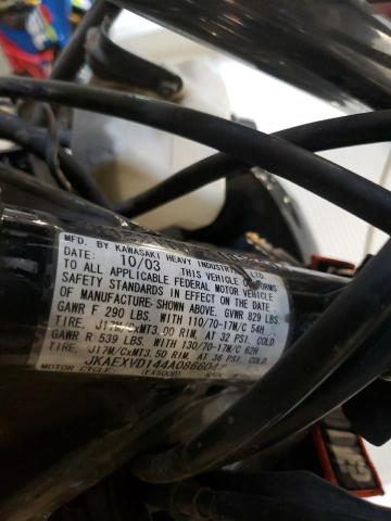 2004 KAWASAKI EX500 D - JKAEXVD144A086604