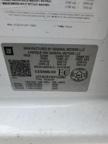 2019 GMC SIERRA K35 - 1GT42VEY0KF115883