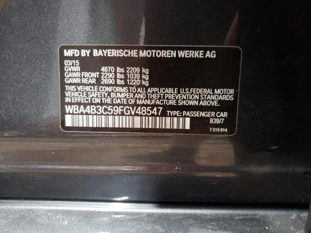 2015 BMW 435 XI GRA - WBA4B3C59FGV48547