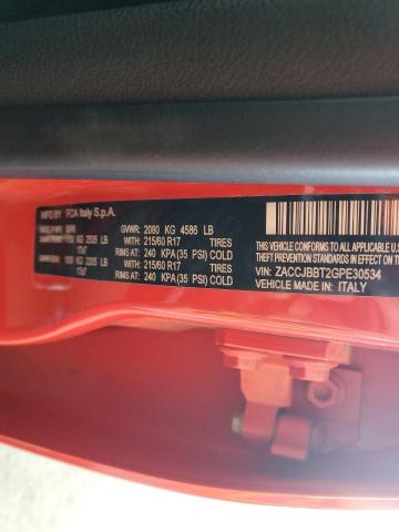 2016 JEEP RENEGADE L - ZACCJBBT2GPE30534