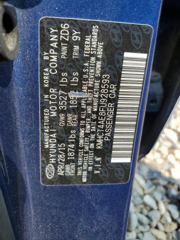 2015 HYUNDAI ACCENT GLS - KMHCT4AE8FU928593