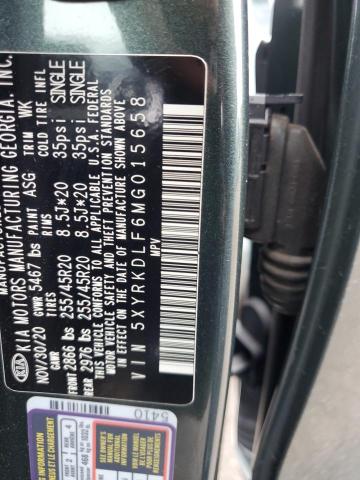 2021 KIA SORENTO SX - 5XYRKDLF6MG015658