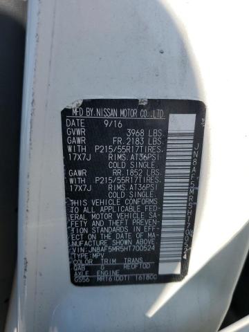 2017 NISSAN JUKE S - JN8AF5MR5HT700524