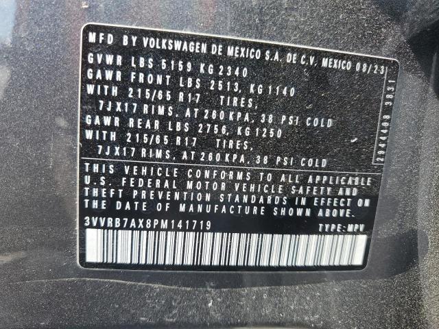 2023 VOLKSWAGEN TIGUAN S - 3VVRB7AX8PM141719