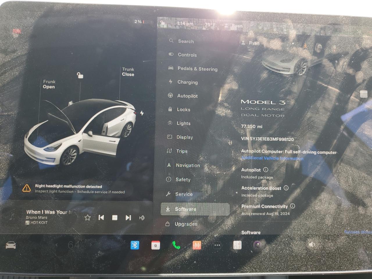 5YJ3E1EB3MF998120 2021 Tesla Model 3