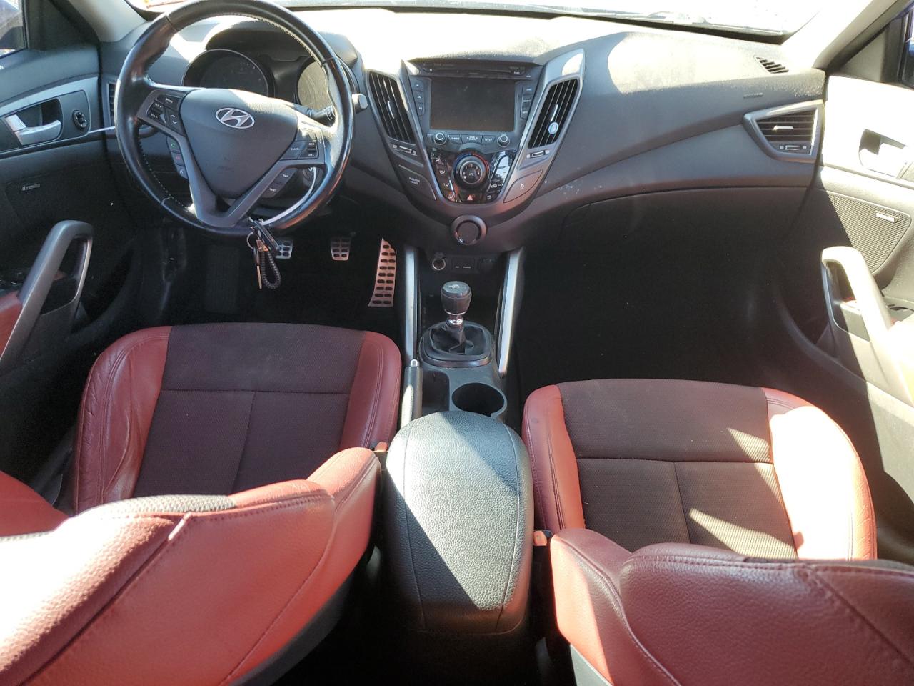 KMHTC6AE5FU222757 2015 Hyundai Veloster Turbo