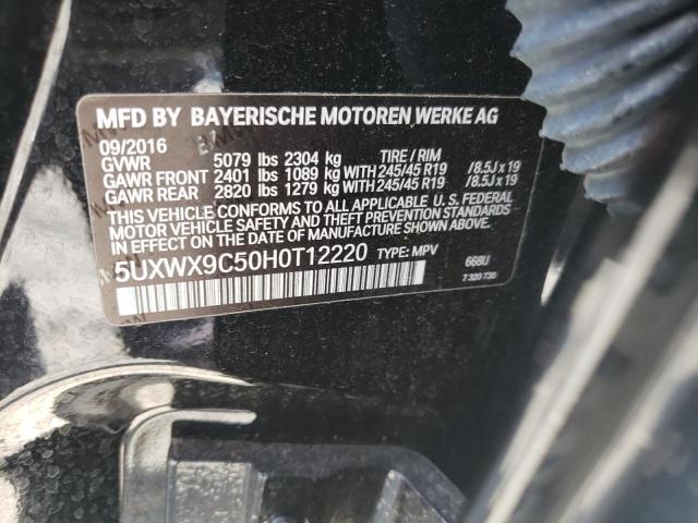 VIN 5UXWX9C50H0T12220 2017 BMW X3, Xdrive28I no.13