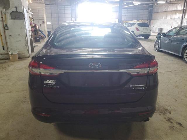 VIN 3FA6P0RU5HR262674 2017 Ford Fusion, Titanium Hev no.6