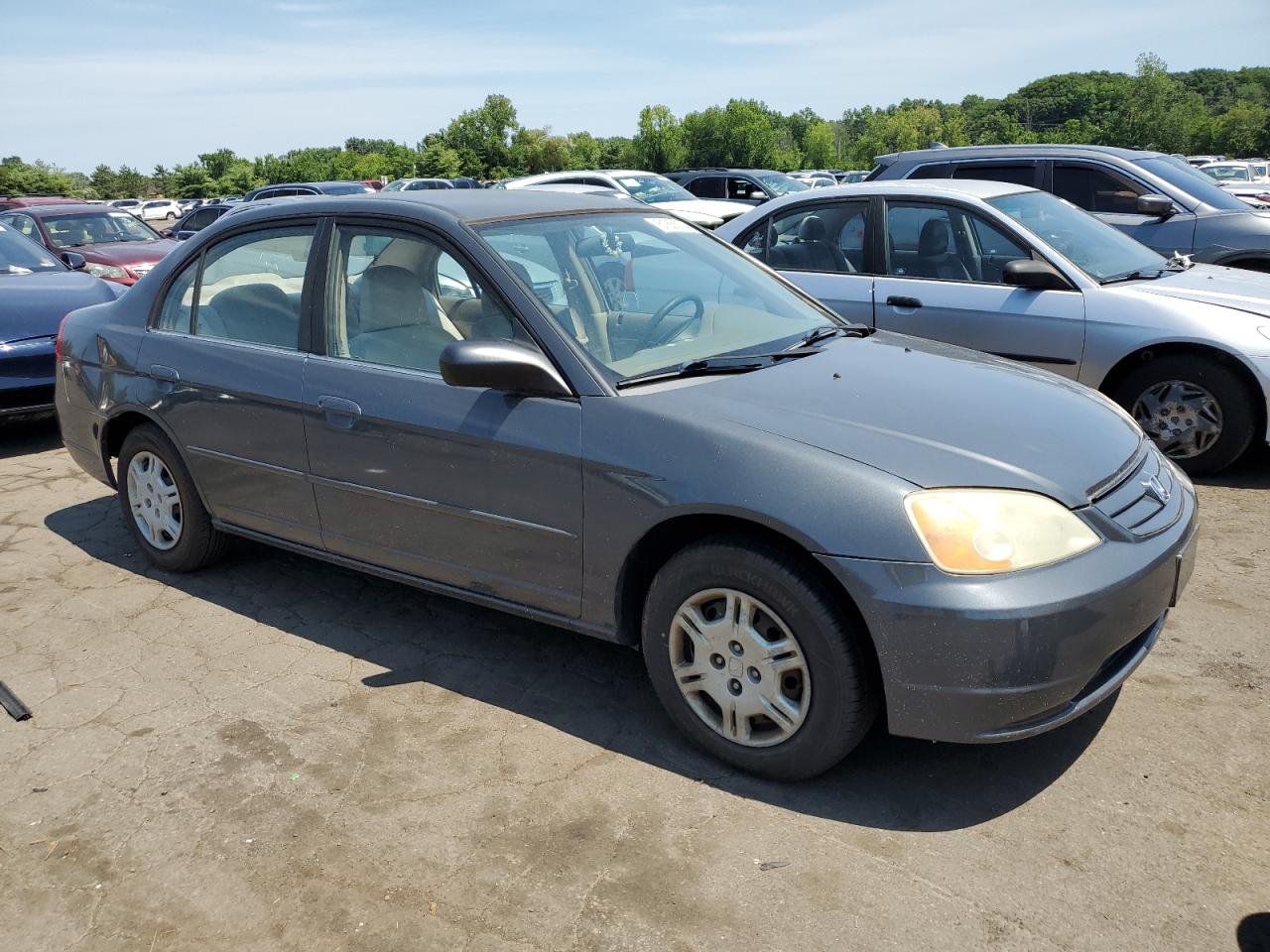 Lot #2928586779 2002 HONDA CIVIC