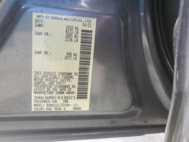 2015 NISSAN ALTIMA 2.5 - 1N4AL3AP0FC419021
