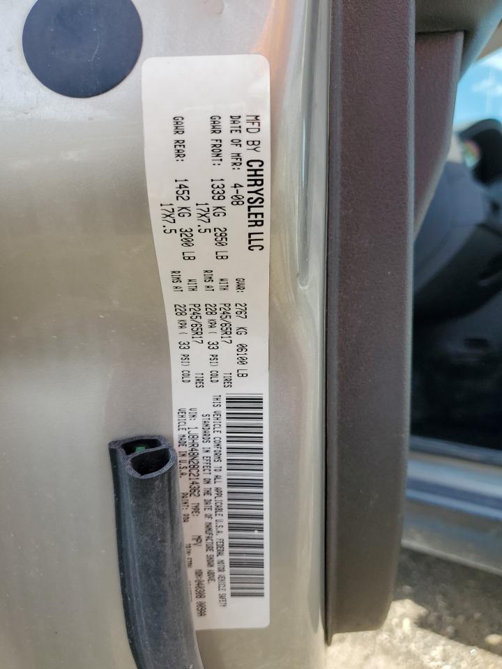 1J8HR48N28C214362 2008 Jeep Grand Cherokee Laredo