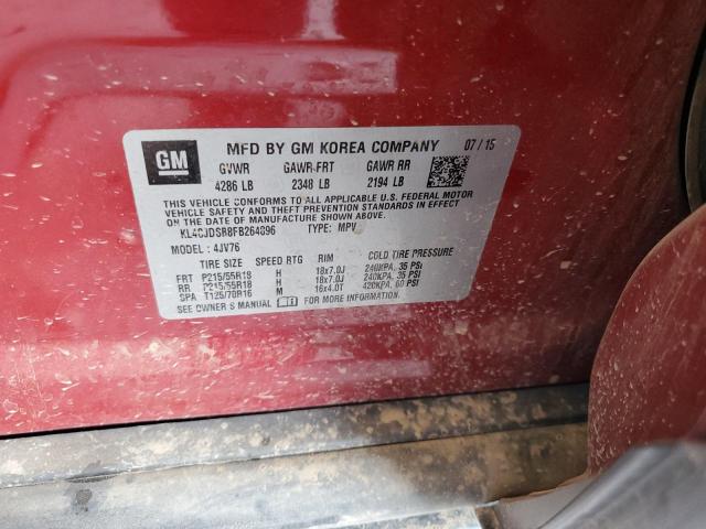 2015 BUICK ENCORE PRE - KL4CJDSB8FB264896