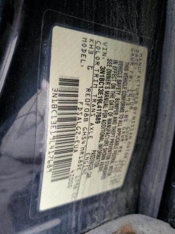 2009 Nissan Versa S VIN: 3N1BC13E19L417689 Lot: 58408974