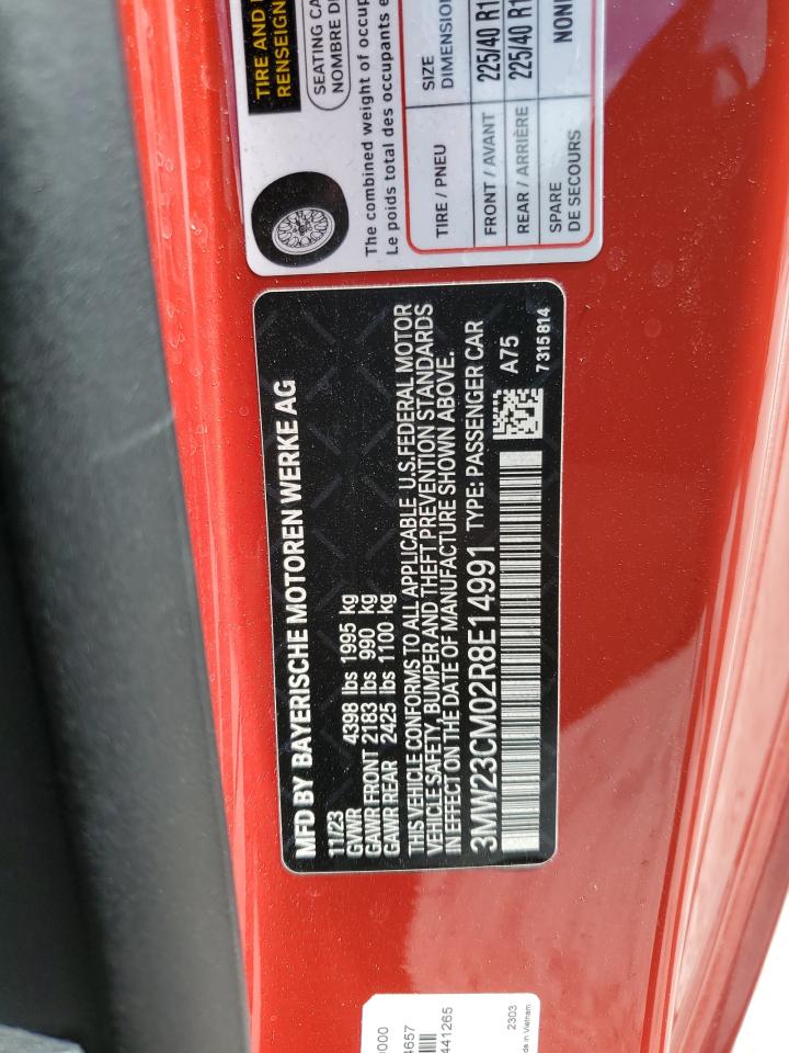 3MW23CM02R8E14991 2024 BMW 230I