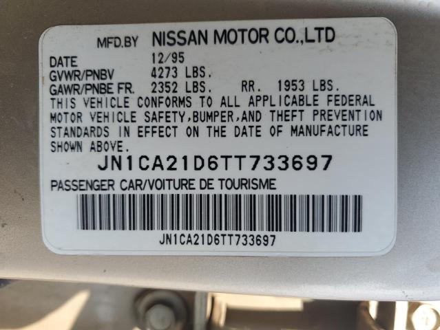 1996 Nissan Maxima Gle VIN: JN1CA21D6TT733697 Lot: 62694664