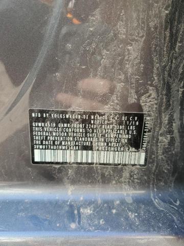 2017 VOLKSWAGEN GOLF SPORT - 3VW017AU1HM518681