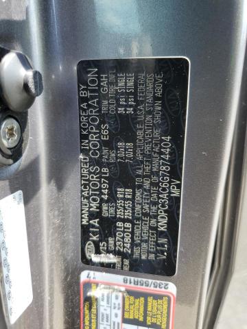 2016 KIA SPORTAGE E - KNDPC3AC6G7874404