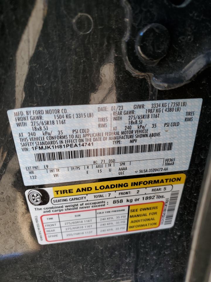 1FMJK1H81PEA14741 FORD EXPEDITION 2023