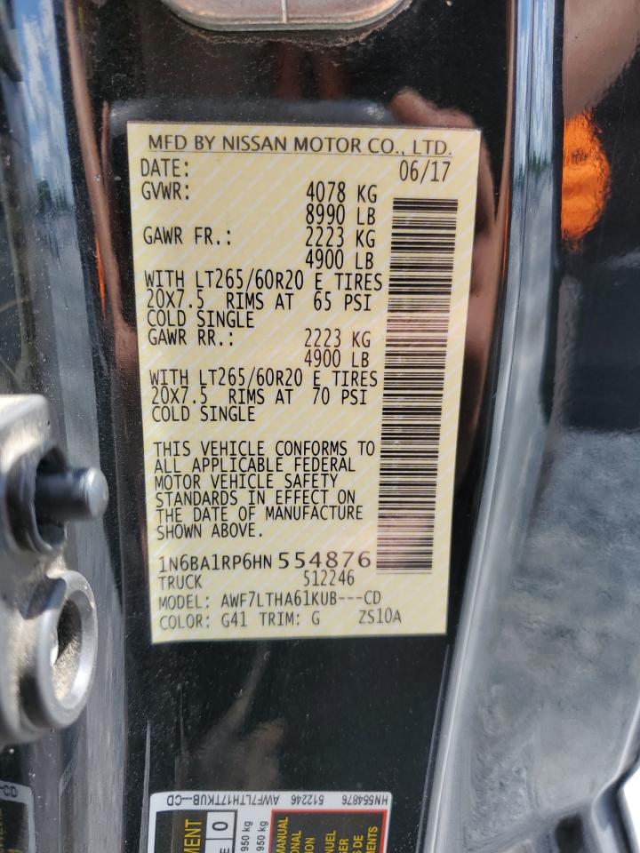 1N6BA1RP6HN554876 2017 Nissan Titan Xd S