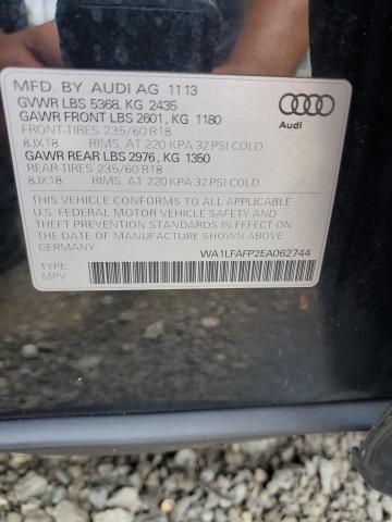 VIN WA1LFAFP2EA062744 2014 Audi Q5, Premium Plus no.13