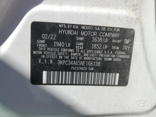 2022 HYUNDAI ACCENT LIM - 3KPC34A65NE166138