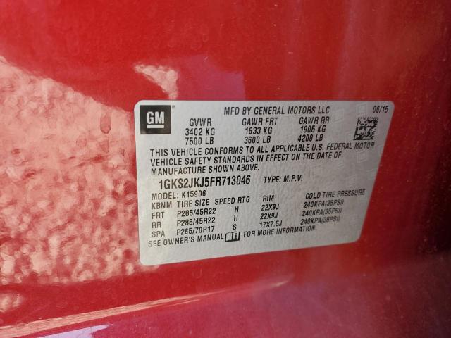 2015 GMC YUKON XL D - 1GKS2JKJ5FR713046