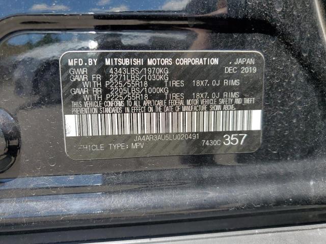 2020 Mitsubishi Outlander Sport Es VIN: JA4AR3AU5LU020491 Lot: 61691874