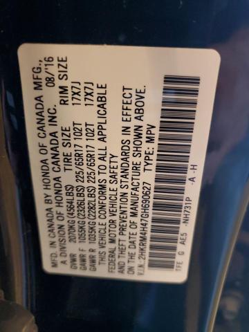 2016 HONDA CR-V SE - 2HKRM4H47GH690627