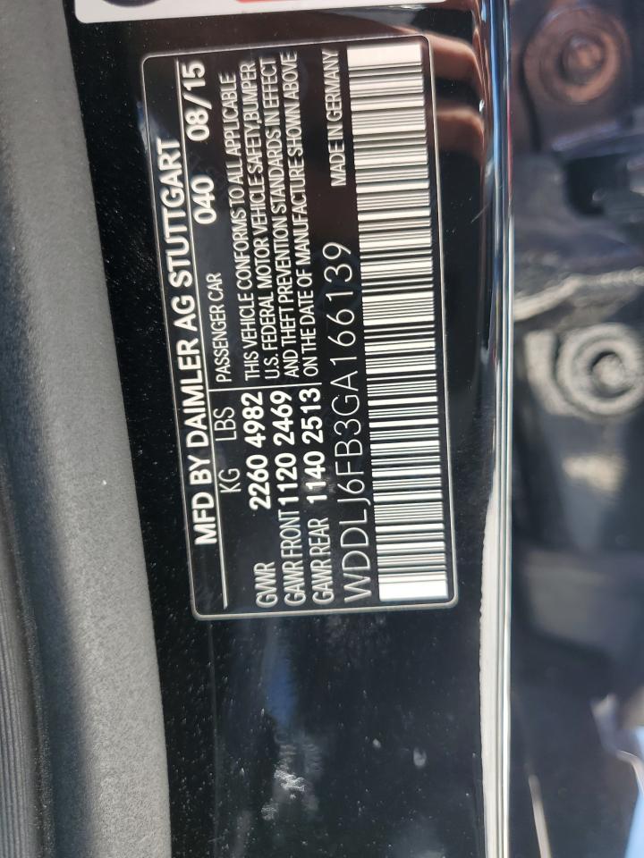 WDDLJ6FB3GA166139 2016 Mercedes-Benz Cls 400